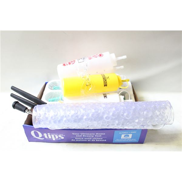 UTENSIL SET WITH TRAY & SAUCE BOTTLES