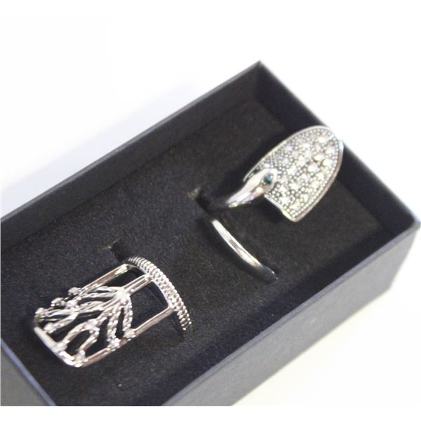 NEW 2PCS/SET RING SET SZ7