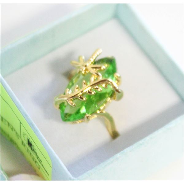NEW GOLD TONE WOMEN'S RING SZ7