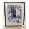 Image 2 : PICTURE OF DOG AND CAT IN ALLEY 18" X 22"