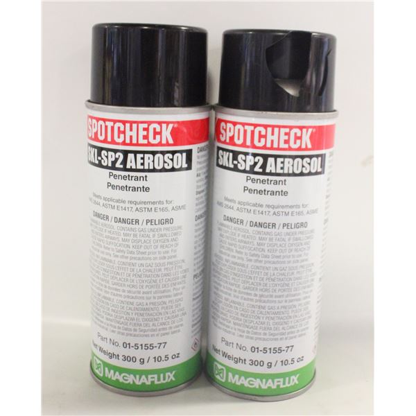 2 CANS SPOTCHECK NON-DESTRUCTIVE