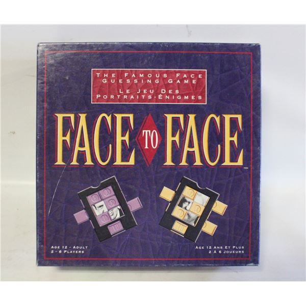 1993 CANADA GAMES "FACE TO FACE" BOARD GAME