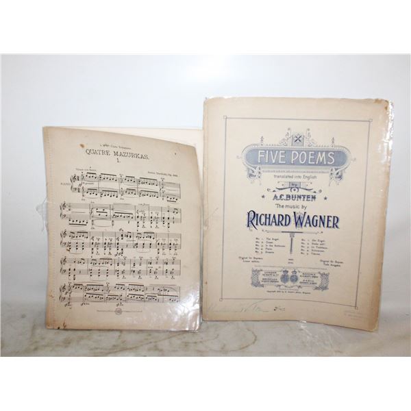 VINTAGE MUSIC BOOKS