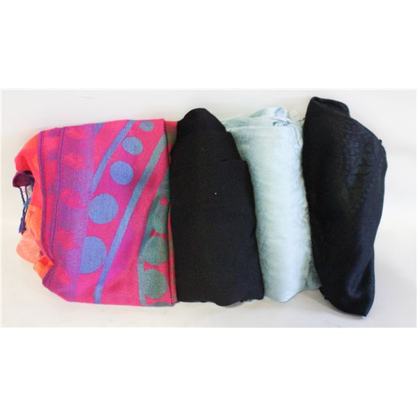 WOMEN'S BOHO/TAPESTRY SCARVES ASSORTED