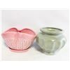 Image 1 : 2 CERAMIC PLANTERS