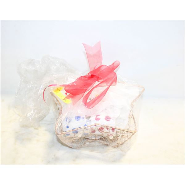 SKY MCGHIE ESPRESSO CUP AND PLATE GIFT BASKET