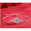 Image 1 : 925S 1 CT GRA CERTIFIED LUCKY COIN SYLE BRACELET