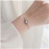 Image 5 : 925S 1 CT GRA CERTIFIED LUCKY COIN SYLE BRACELET