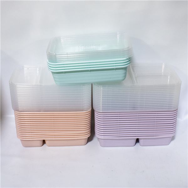NEW 66 PIECE BENTGO MEAL PREP CONTAINER SET