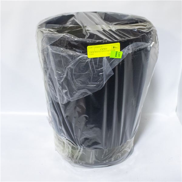 2 NEW ROUND OPEN TOP TRASH CANS