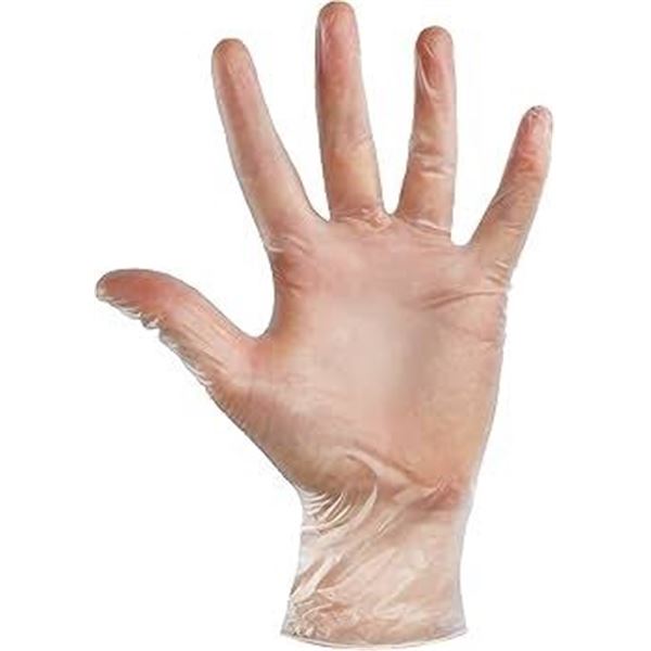 NEW 3 PACK OF SANI GUARD VINYL GLOVES SIZE MEDIUM