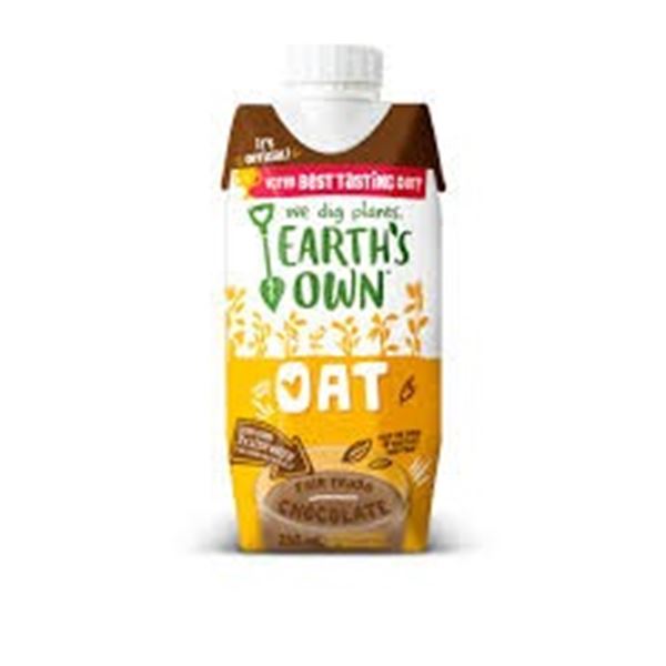 NEW 3 PK OF EARTH'S OWN OAT CHOCOLATE MILK DRINKS