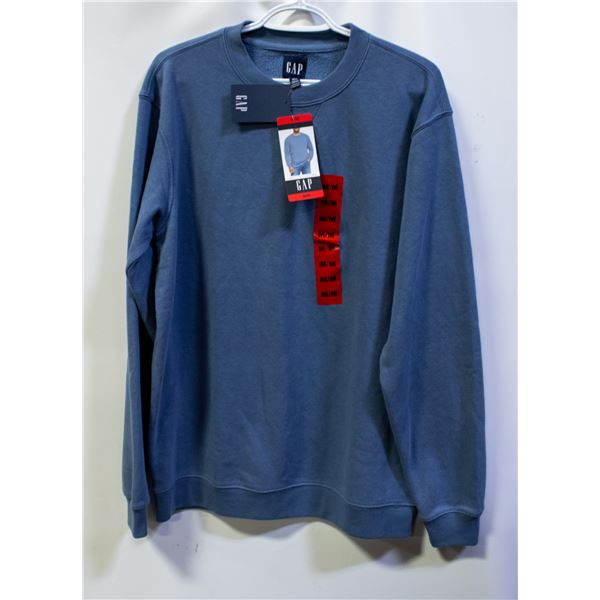 NEW MENS GAP BLUE SZ M SWEATER