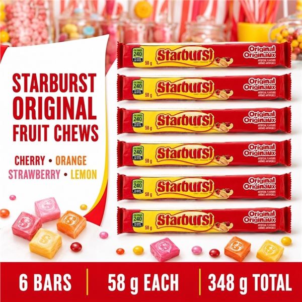 6 STARBURST ORIGINAL 58G BB 02/27