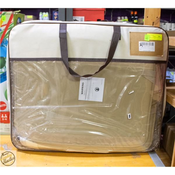 NEW 2 PIECE FEINEPRO FRONT CAR SEAT COVERS - BEIGE