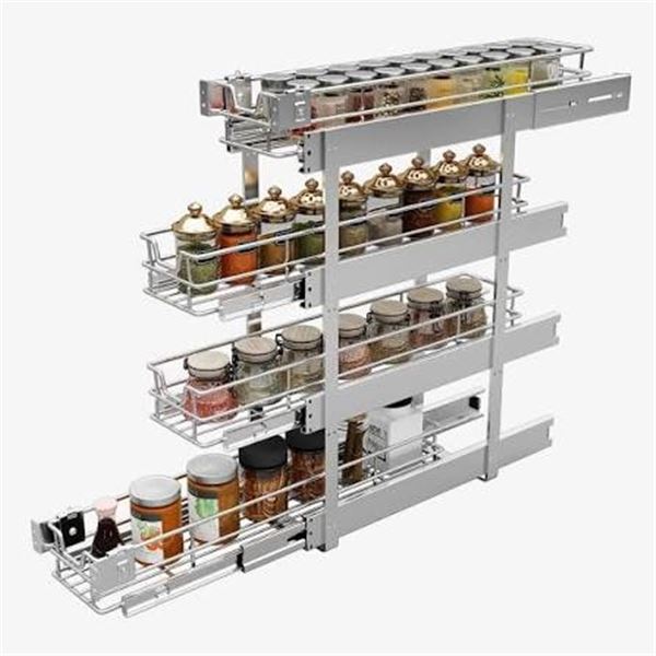 NEW SIKAROU 4-TIER PULL OUT ORGANIZER SHELVES
