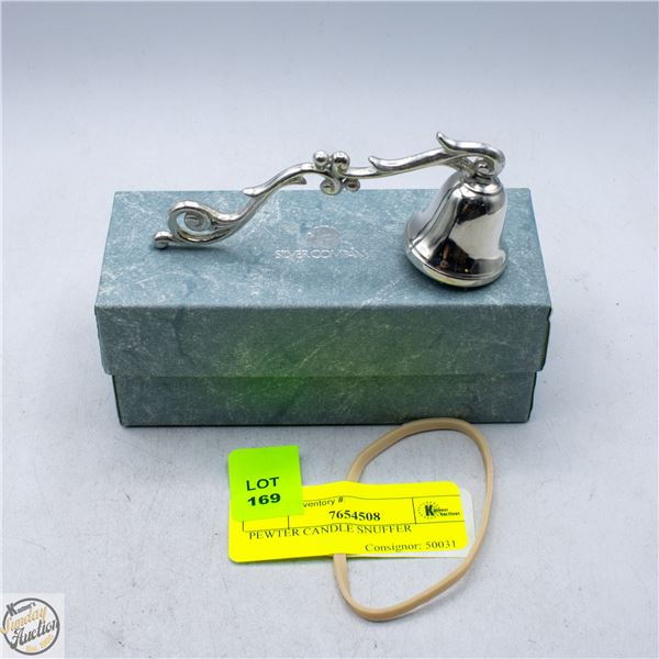 PEWTER CANDLE SNUFFER