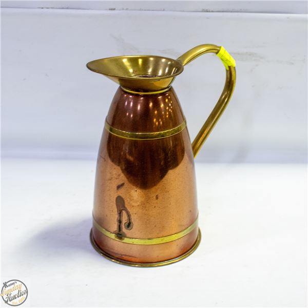 VINTAGE BRASS JUG