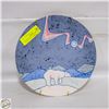 Image 1 : VINTAGE HAND MADE NORTHERN LIGHTS PLATE STAMPED