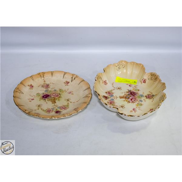 VINTAGE CROWN DEVON FIELDING PLATES