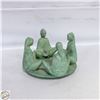 Image 1 : MEDITATING LADIES CANDLE HOLDING DISH