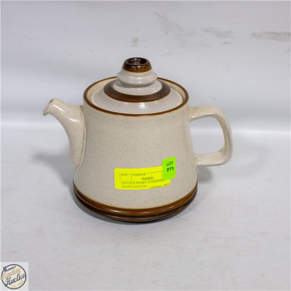 VINTAGE DENBY STONEWARE TEAPOT 6-8 CUPS