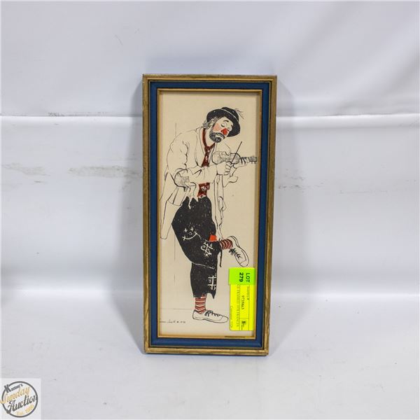 VINTAGE FRAMED 1978 FRANCES