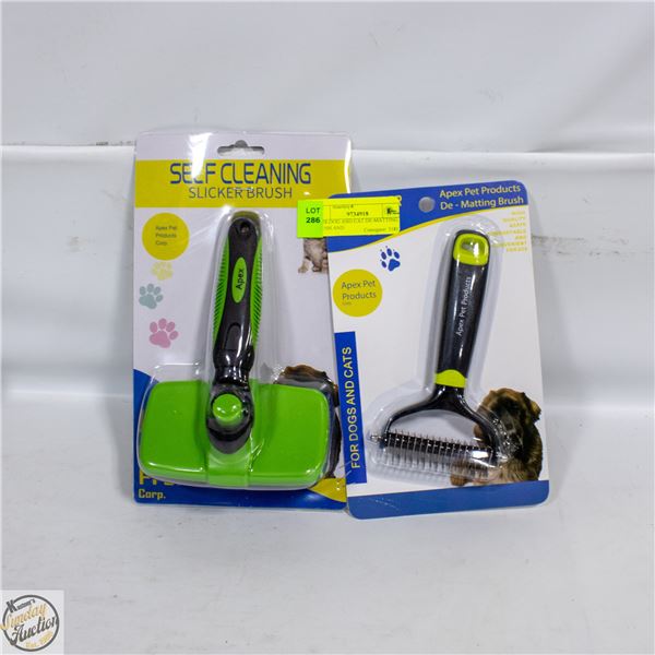 #5128-DOG AND CAT DE-MATTING BRUSH AND