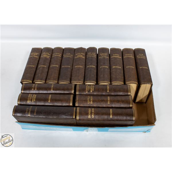 FLAT OF 16 CHARLES DICKENS BOOKS
