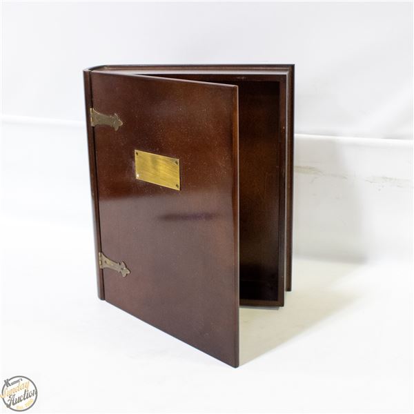 VINTAGE BOMBAY CO. BOOK SHAPE TRINKET BOX