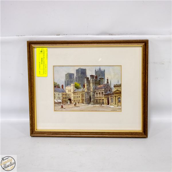 VINTAGE FRAMED "THE MARKET PLACE, WEUS