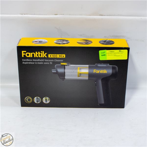 FANTTIK X100 MIX CORDLESS CAR VACUUM & TRAVEL BAG