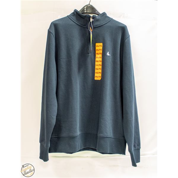 NEW MENS SZ XXL JACK WILLS 1/4 ZIP SWEATER