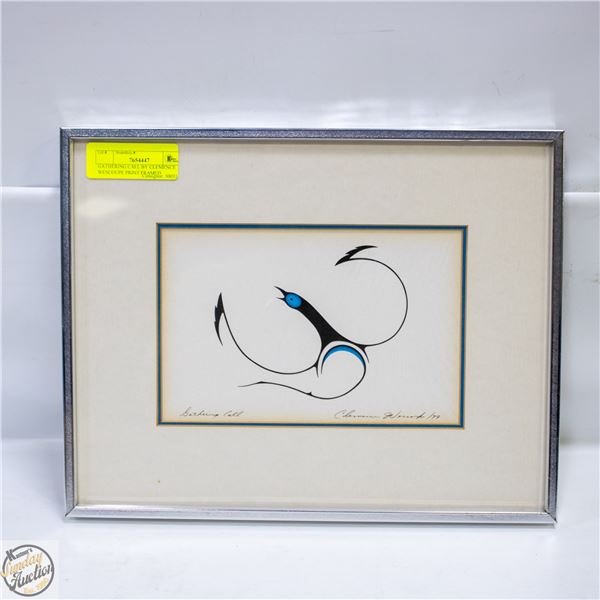 GATHERING CALL BY CLEMENCE WESCOUPE PRINT FRAMED