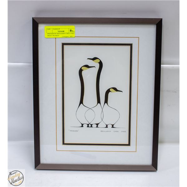 FRIENDS BY BENJAMIN CHEE CHEE PRINT FRAMED