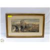 Image 1 : VINTAGE FRAMED MONNOW BRIDGE PRINT
