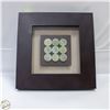 Image 1 : VINTAGE FRAMED CARVED GREEN JADE MEDALLIONS