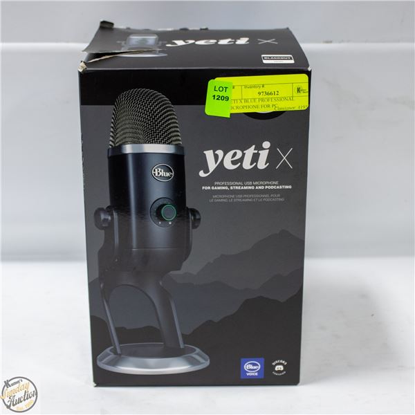 YETI X BLUE PROFESSIONAL MICROPHONE FOR PC,