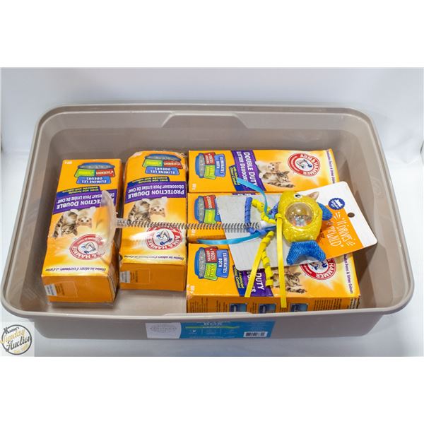 NEW EXQUISICAT LARGE LITTER BOX WITH 5 ARM &