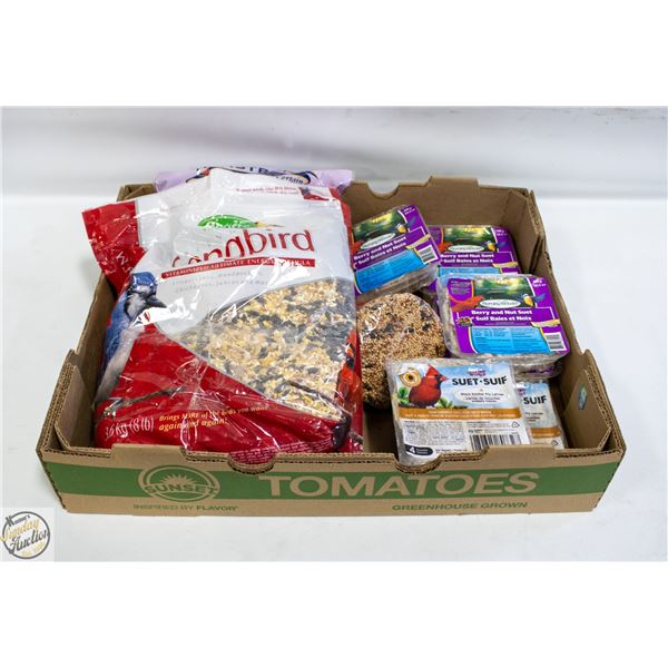 SONGBIRD BOX OF ASSORTED WILD BIRD SEED AND