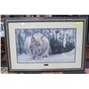 Image 1 : FRAMED ROBERT BATEMEN PRINT BOBCAT 28.5" X 40.5"