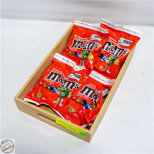 CASE OF 4 M&M PEANUT BUTTER 100 G. EACH BB.