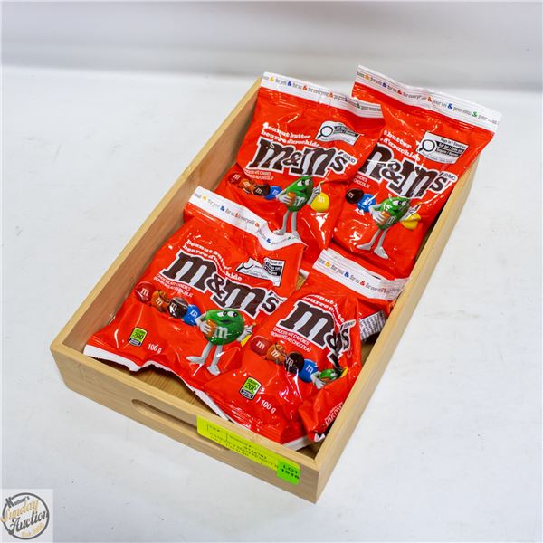 CASE OF 4 M&M PEANUT BUTTER 100 G. EACH BB.