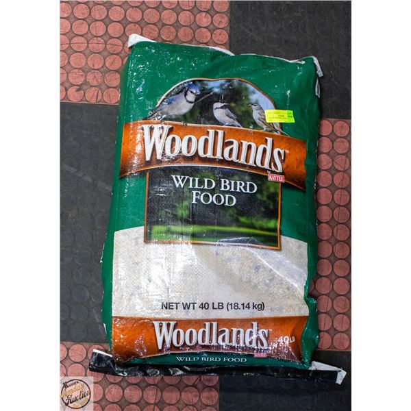 WOODLANDS WILD BIRD FOOD 40 LBS
