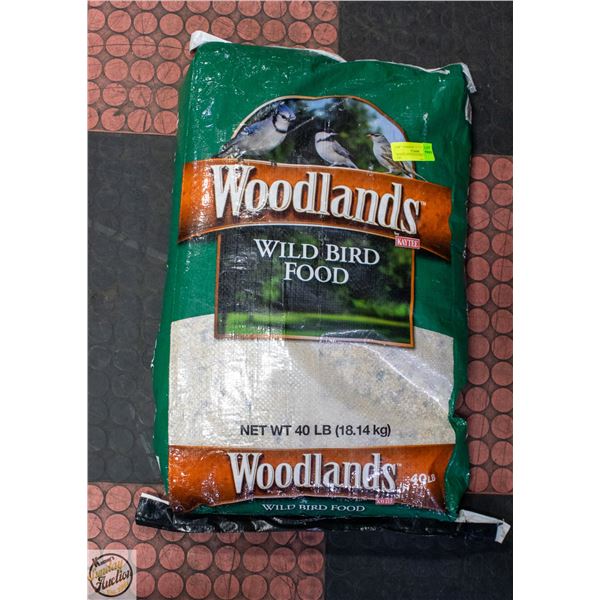 WOODLANDS WILD BIRD FOOD 40 LBS