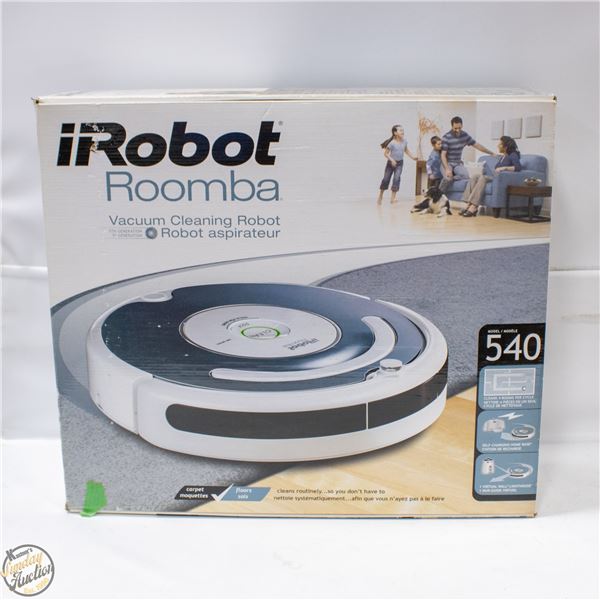 IROBOT ROOMBA MODEL 540 IN BOX - MAY NEED CLEANING