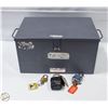 Image 1 : METAL LOCKABLE CASH STYLE BOX WITH