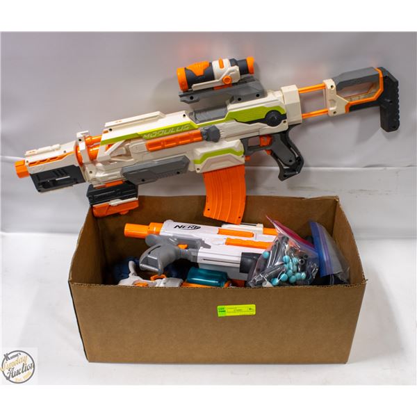 NERF AND NERF STYLE GUNS,DARTS AND