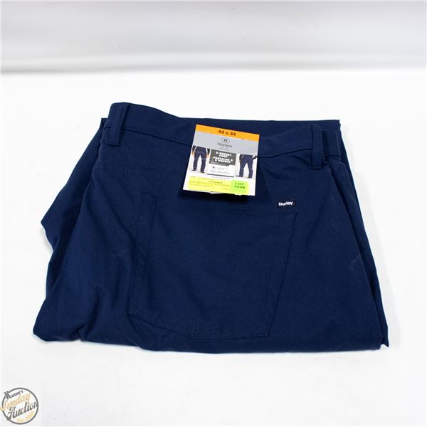 NEW MENS SZ 42 X 32 HURLEY 5-POCKET PANTS