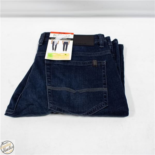 NEW MENS SZ 34 X 32 BUFFALO BY DAVID BITTON SLIM